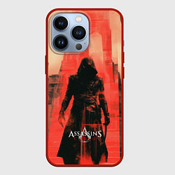 Чехол iPhone 13 Pro Assassins Creed black ninja