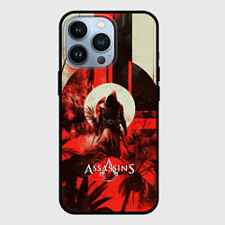 Чехол для iPhone 13 Pro Assassins Creed ninja, цвет: 3D-черный