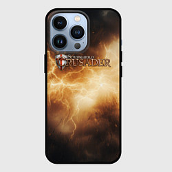 Чехол для iPhone 13 Pro Stronghold сrusader лого и гром, цвет: 3D-черный