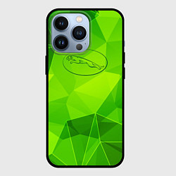 Чехол iPhone 13 Pro Jaguar green poly