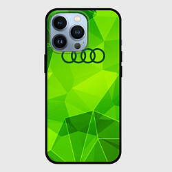 Чехол iPhone 13 Pro Audi green poly