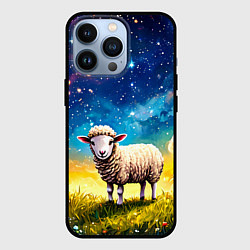 Чехол iPhone 13 Pro Овечка и звездное небо