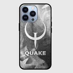 Чехол для iPhone 13 Pro Quake - grey gradient, цвет: 3D-черный