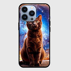 Чехол для iPhone 13 Pro Бурма в космосе, цвет: 3D-черный