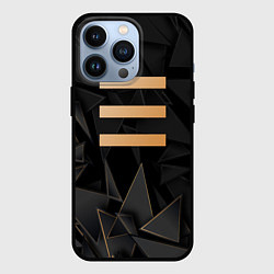 Чехол для iPhone 13 Pro OneRepublic golden poly, цвет: 3D-черный