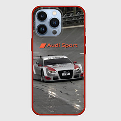 Чехол iPhone 13 Pro Автогонки на шорт-треке Audi sport racing team