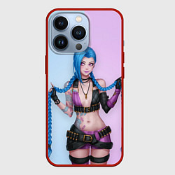 Чехол iPhone 13 Pro League of Legends - Jinx