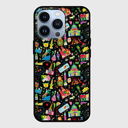 Чехол для iPhone 13 Pro Путешествие в Санкт-Петербург, цвет: 3D-черный