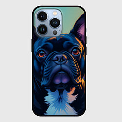 Чехол iPhone 13 Pro Вечер и бульдог