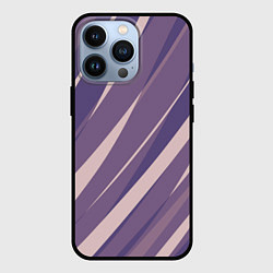 Чехол iPhone 13 Pro Фиолетовый абстрактные полосы
