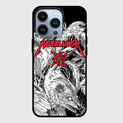 Чехол iPhone 13 Pro Metallica - rats and crows