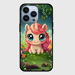 Чехол iPhone 13 Pro Рыжая единорожка