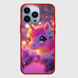 Чехол iPhone 13 Pro Единорог и светлячки