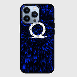 Чехол для iPhone 13 Pro God of War blue energy, цвет: 3D-черный