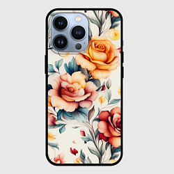 Чехол iPhone 13 Pro Паттерн с переплетением цветов