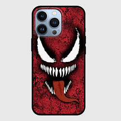 Чехол iPhone 13 Pro Веном красный и черный симбиот