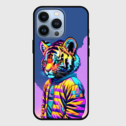 Чехол iPhone 13 Pro Cool tiger cub - pop art