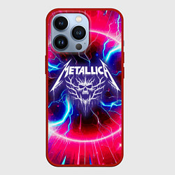 Чехол iPhone 13 Pro Metallica - neon glow