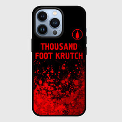 Чехол iPhone 13 Pro Thousand Foot Krutch - red gradient посередине