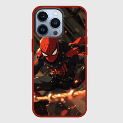 Чехол iPhone 13 Pro Человек паук скользит