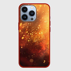 Чехол iPhone 13 Pro Золотая блестящая текстура