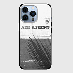 Чехол iPhone 13 Pro AEK Athens - white gradient посередине