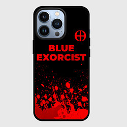 Чехол iPhone 13 Pro Blue Exorcist - red gradient посередине