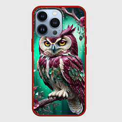 Чехол iPhone 13 Pro Волшебная сова в самоцветном лесу
