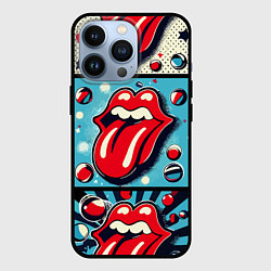 Чехол iPhone 13 Pro Rolling Stones logo - pop art