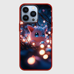 Чехол iPhone 13 Pro Белый пушистый покемон