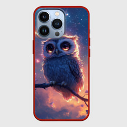 Чехол iPhone 13 Pro Совушка и полумесяц