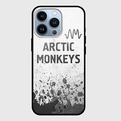Чехол iPhone 13 Pro Arctic Monkeys - white gradient посередине