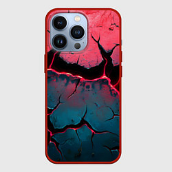 Чехол iPhone 13 Pro Объемные разломы текстура