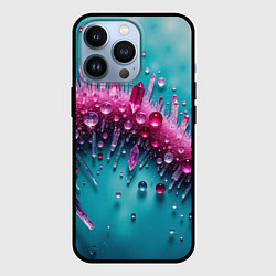 Чехол iPhone 13 Pro Розовые кристаллы