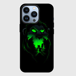 Чехол для iPhone 13 Pro Шрам Король лев - крупно, цвет: 3D-черный