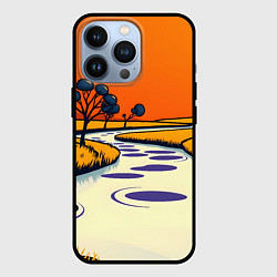 Чехол iPhone 13 Pro Арт с фантастическим пейзажем