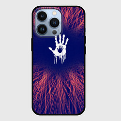 Чехол для iPhone 13 Pro Death Stranding red energy, цвет: 3D-черный