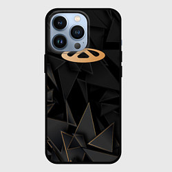 Чехол iPhone 13 Pro Chery golden poly