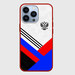 Чехол iPhone 13 Pro Герб России - минимализм