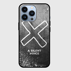 Чехол iPhone 13 Pro A Silent Voice - grey gradient