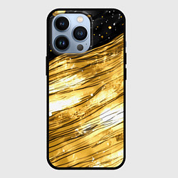 Чехол iPhone 13 Pro Золотой текстурный фон