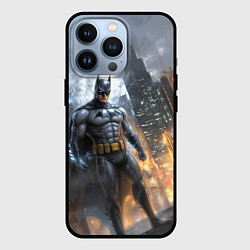 Чехол iPhone 13 Pro Бэтмен - старый стиль
