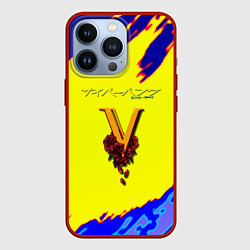 Чехол iPhone 13 Pro Cyberpunk краски неоновые