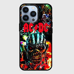 Чехол iPhone 13 Pro ACDC рок монстры