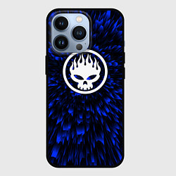 Чехол для iPhone 13 Pro The Offspring blue energy, цвет: 3D-черный