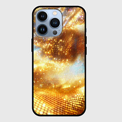 Чехол iPhone 13 Pro Блестящая золотая текстура