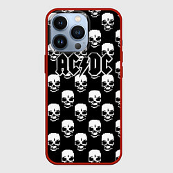 Чехол iPhone 13 Pro AC DC rock skull
