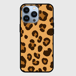 Чехол iPhone 13 Pro Коричневые пятна леопарда