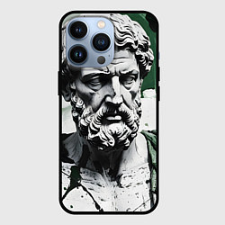 Чехол для iPhone 13 Pro Зарисовка античной статуи, цвет: 3D-черный