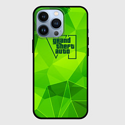 Чехол iPhone 13 Pro GTA6 green poly